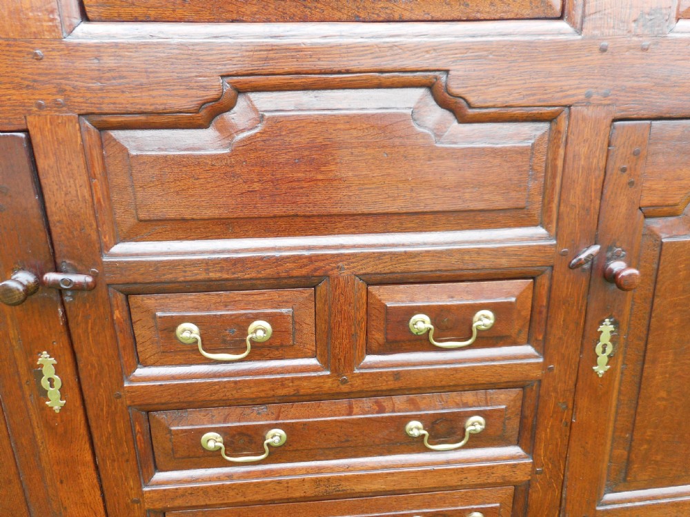 Antique Georgian Period Dresser Base in Oak View IX