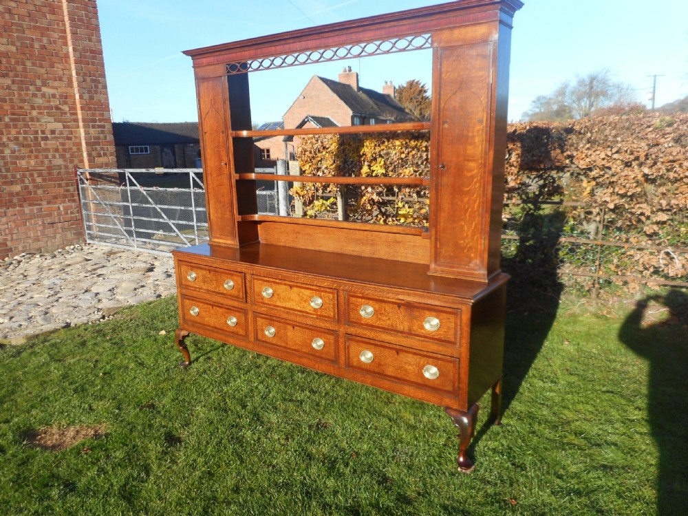 Antique Welsh Dresser And Rack View II