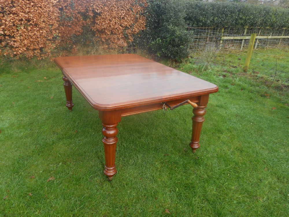  Victorian Mahogany Dining Table View VIII