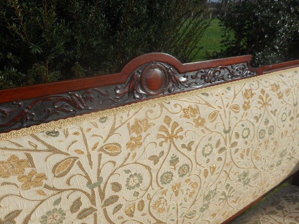 Antique Victorian Rosewood Sofa View XIII