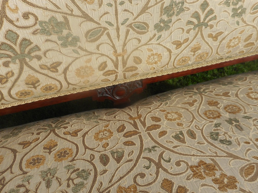 Antique Victorian Rosewood Sofa View XIV