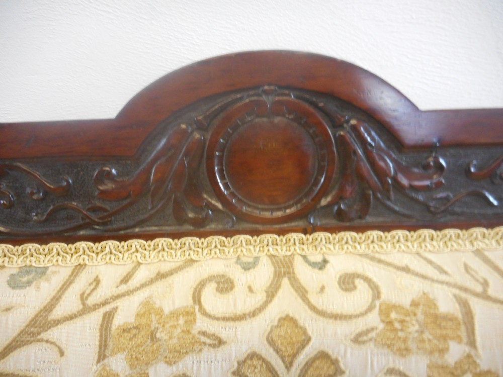 Antique Victorian Rosewood Sofa View XVII