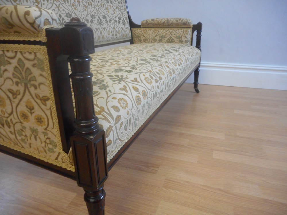 Antique Victorian Rosewood Sofa View XIX