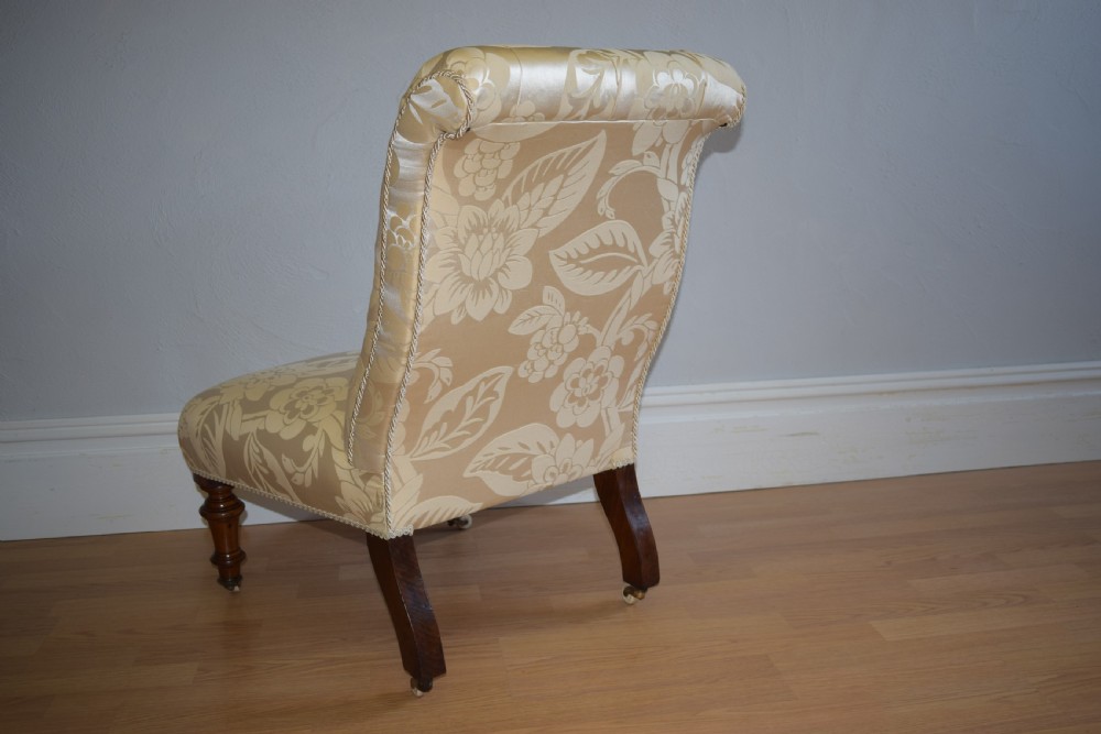 Antique Victorian Button Back Chair View III