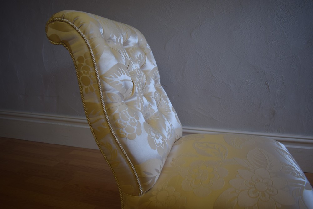 Antique Victorian Button Back Chair View XI