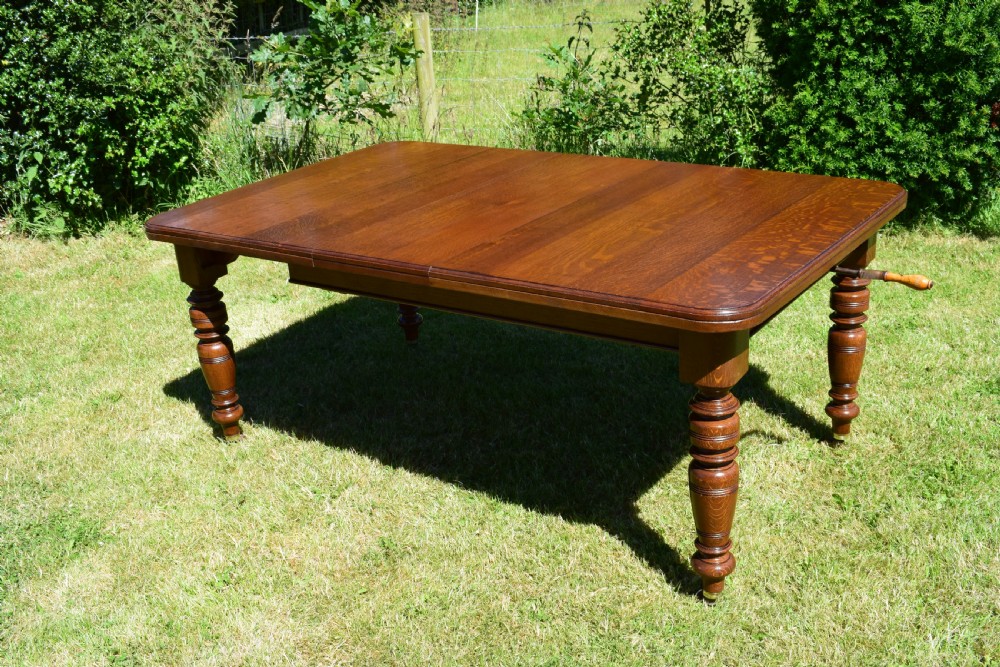 Antique Victorian Dinning Table View VIII