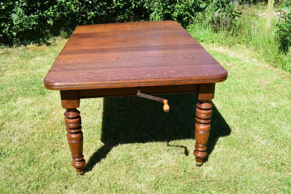 Antique Victorian Dinning Table View IX