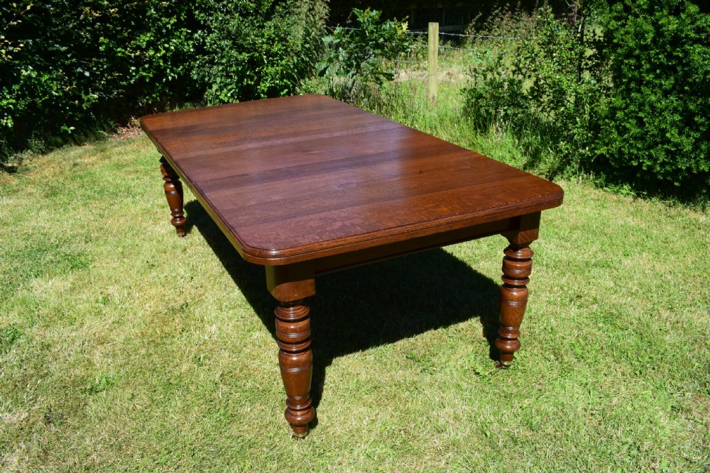 Antique Victorian Dinning Table View XIII