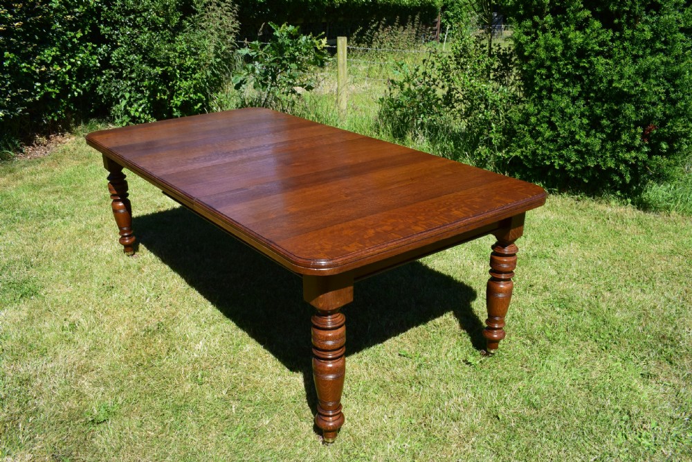 Antique Victorian Dinning Table View XIV