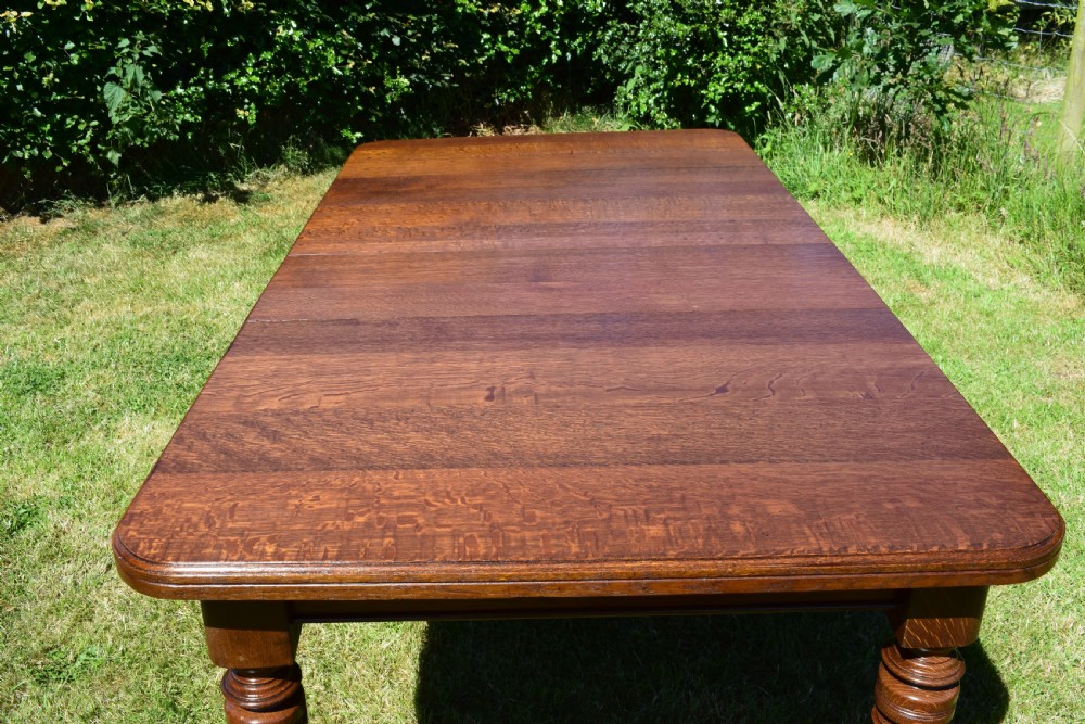 Antique Victorian Dinning Table View XVII