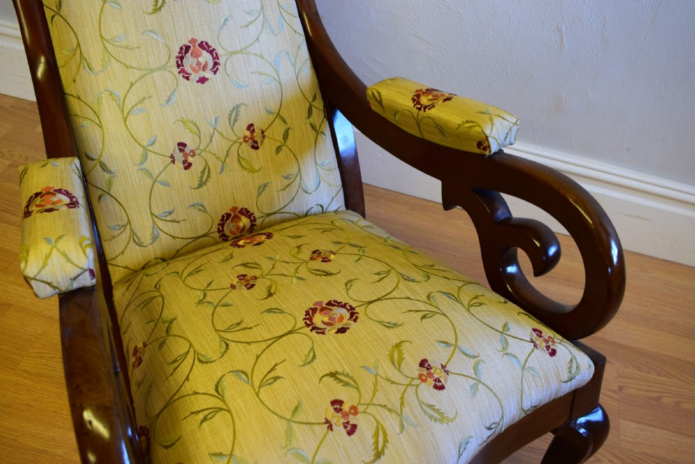 Antique Victorian Rocking Chair View II