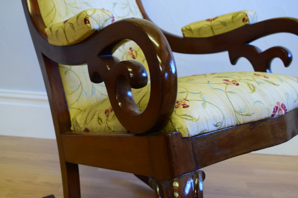 Antique Victorian Rocking Chair View III