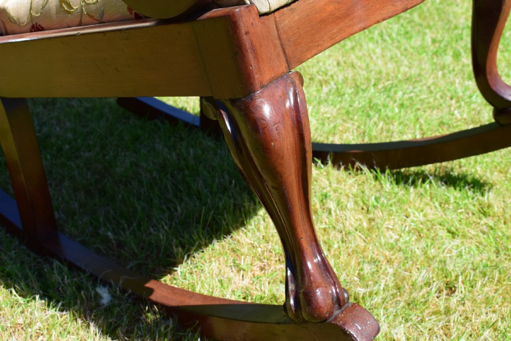 Antique Victorian Rocking Chair View VIII