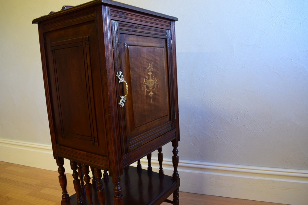 Antique Victorian Bedside Cabinet View III