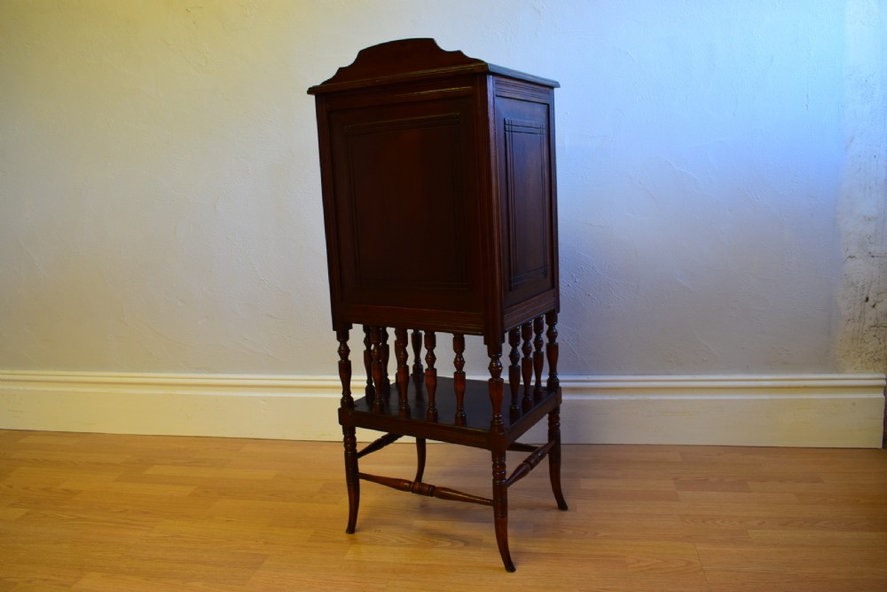 Antique Victorian Bedside Cabinet View IV