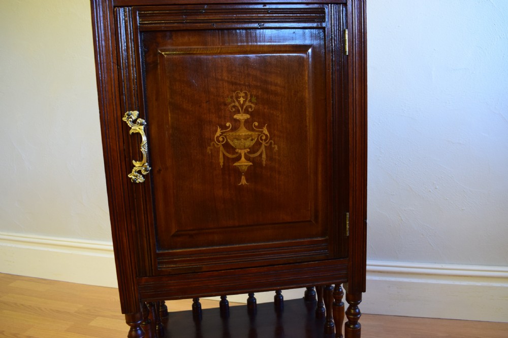 Antique Victorian Bedside Cabinet View V