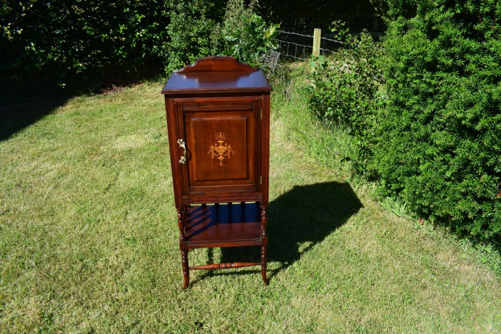 Antique Victorian Bedside Cabinet View XI