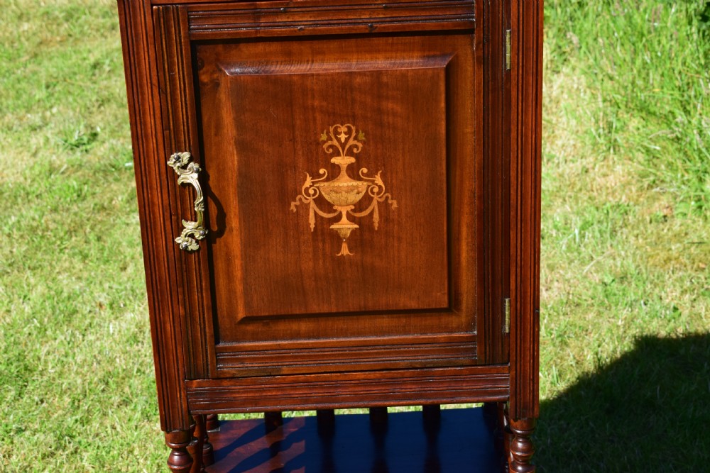 Antique Victorian Bedside Cabinet View XII