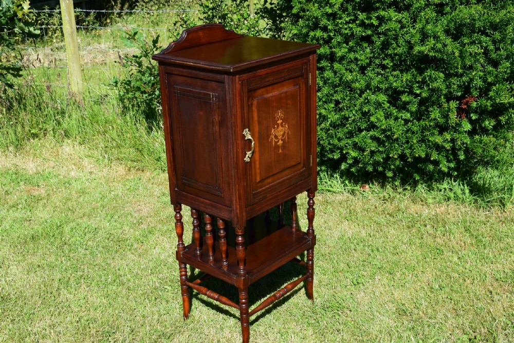 Antique Victorian Bedside Cabinet View XIII