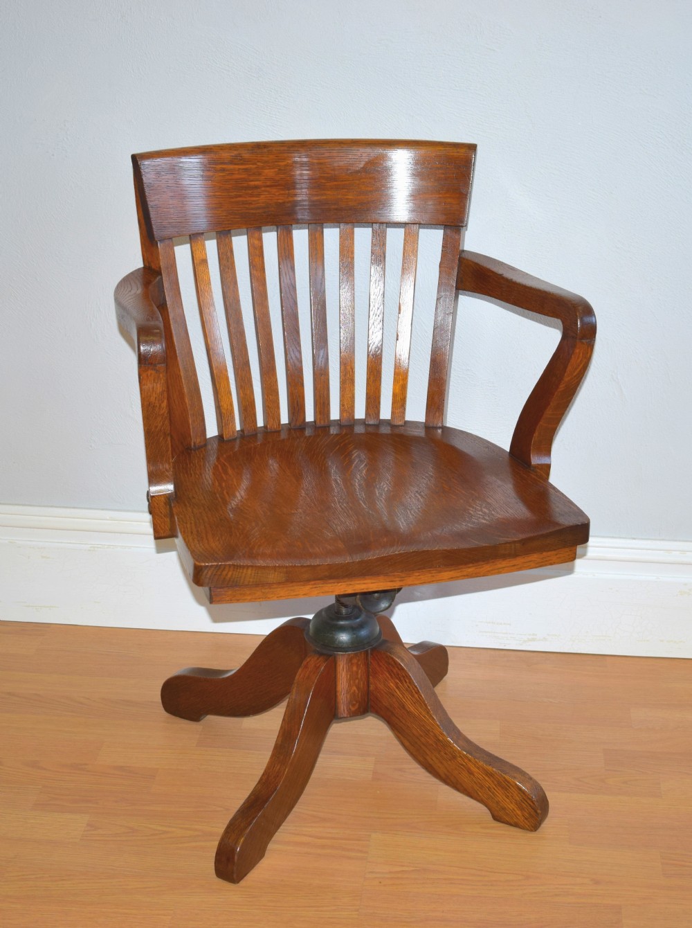Antique Edwardian Swivel Office Chair