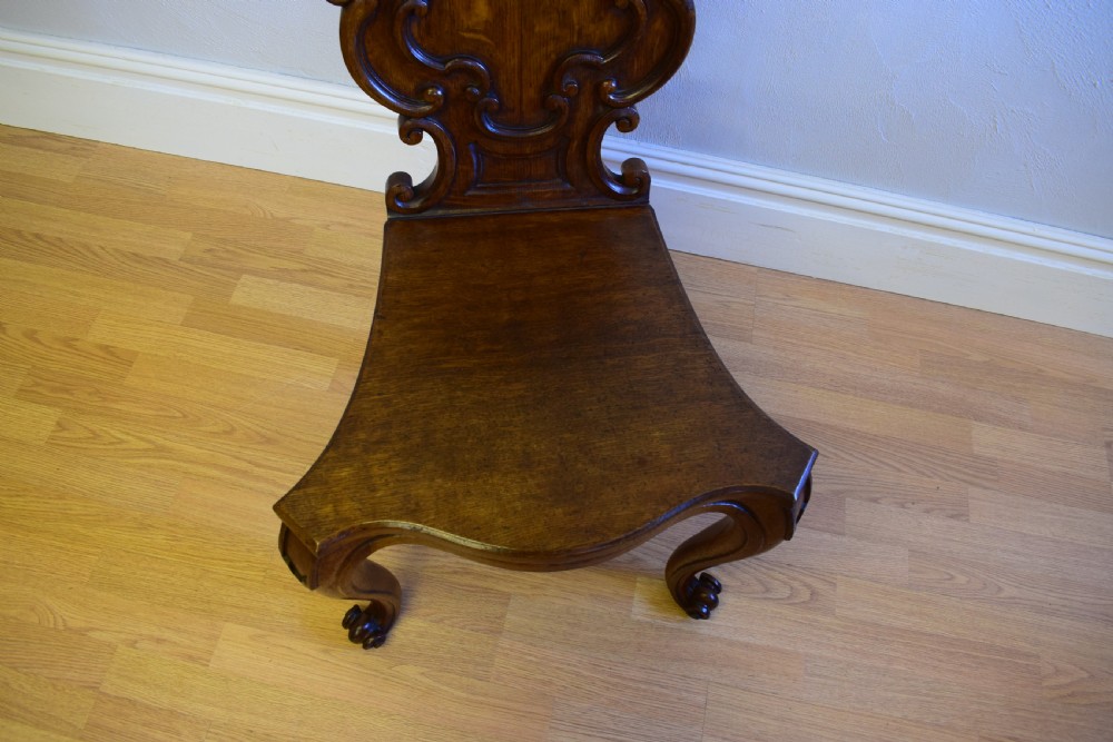 Antique Victorian Hall Chair View VII