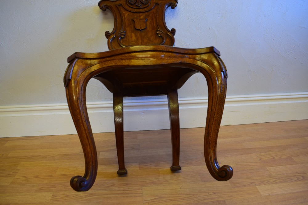 Antique Victorian Hall Chair View XI