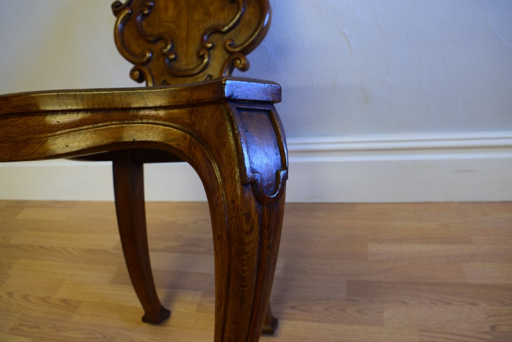 Antique Victorian Hall Chair View XII
