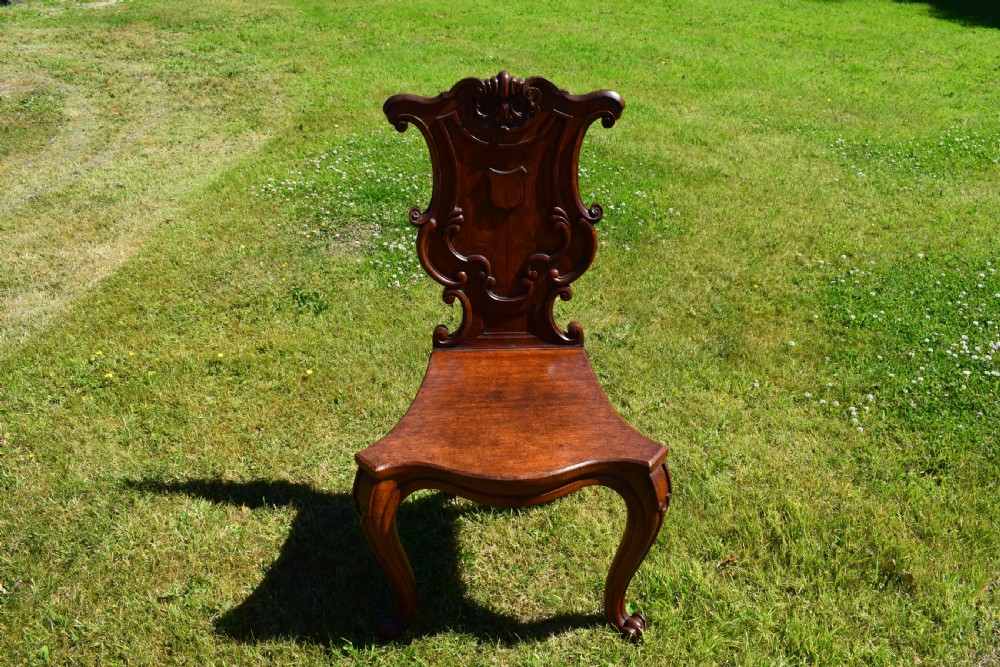 Antique Victorian Hall Chair View XV