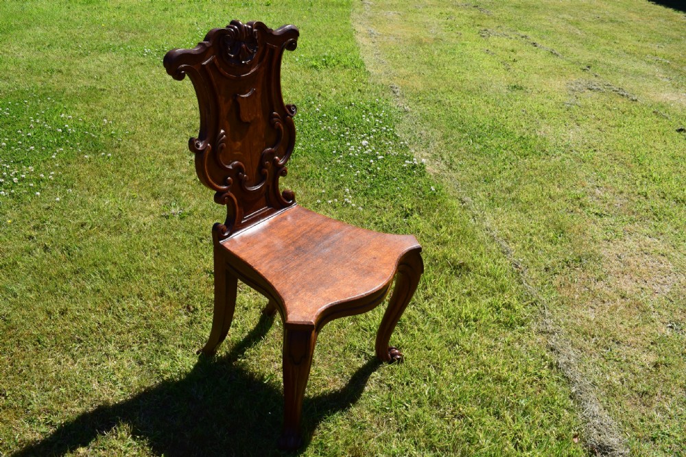 Antique Victorian Hall Chair View XVI