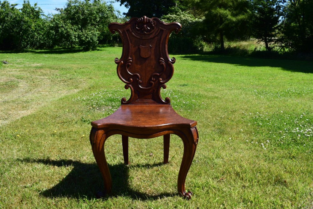 Antique Victorian Hall Chair View XVII