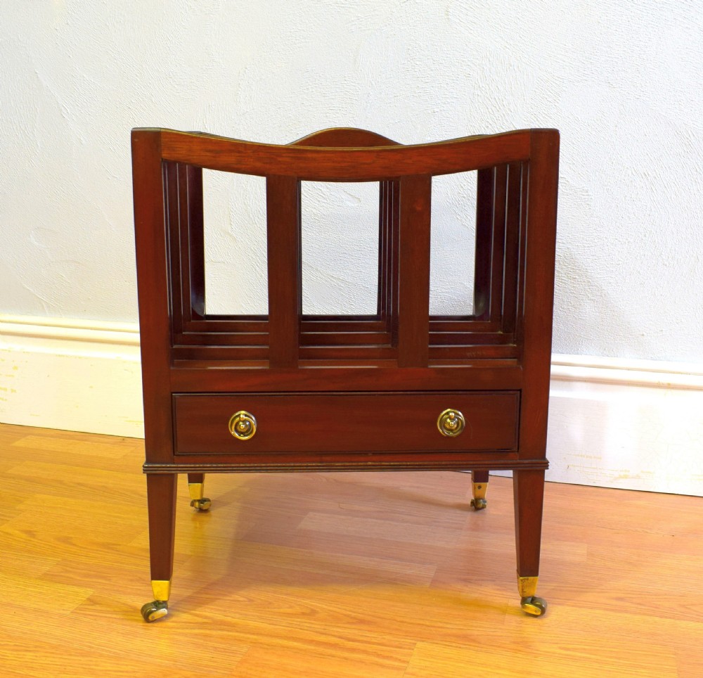 Antique Canterbury in Mahogany