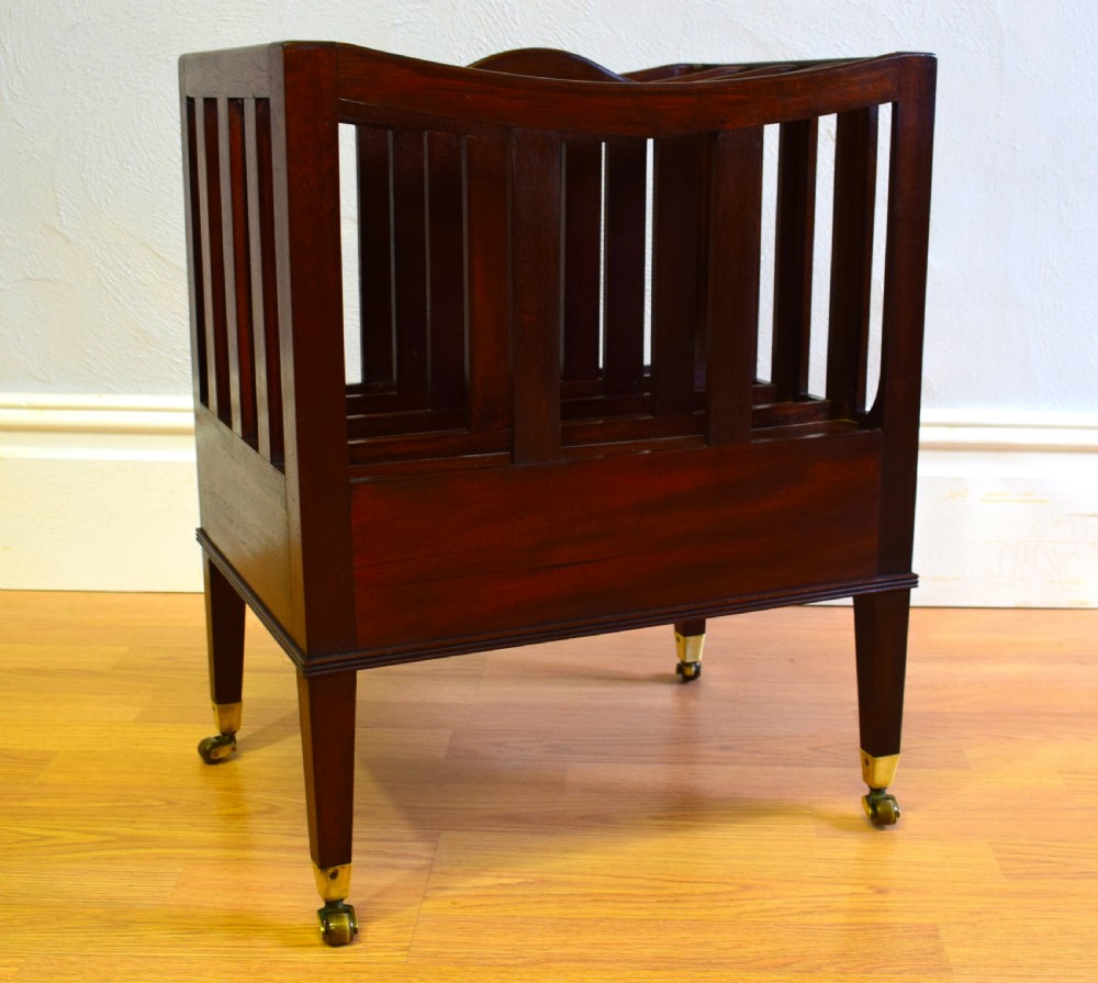 Antique Canterbury in Mahogany View IV