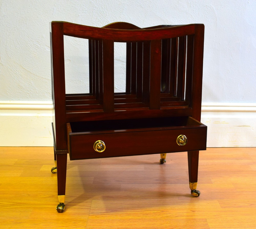 Antique Canterbury in Mahogany View V