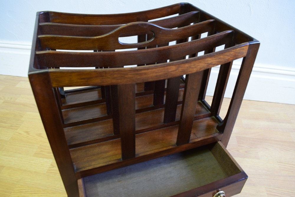 Antique Canterbury in Mahogany View IX