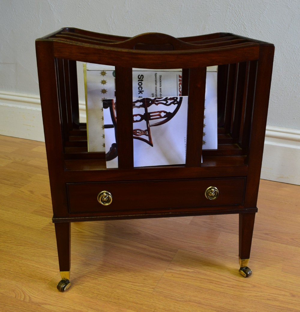 Antique Canterbury in Mahogany View X