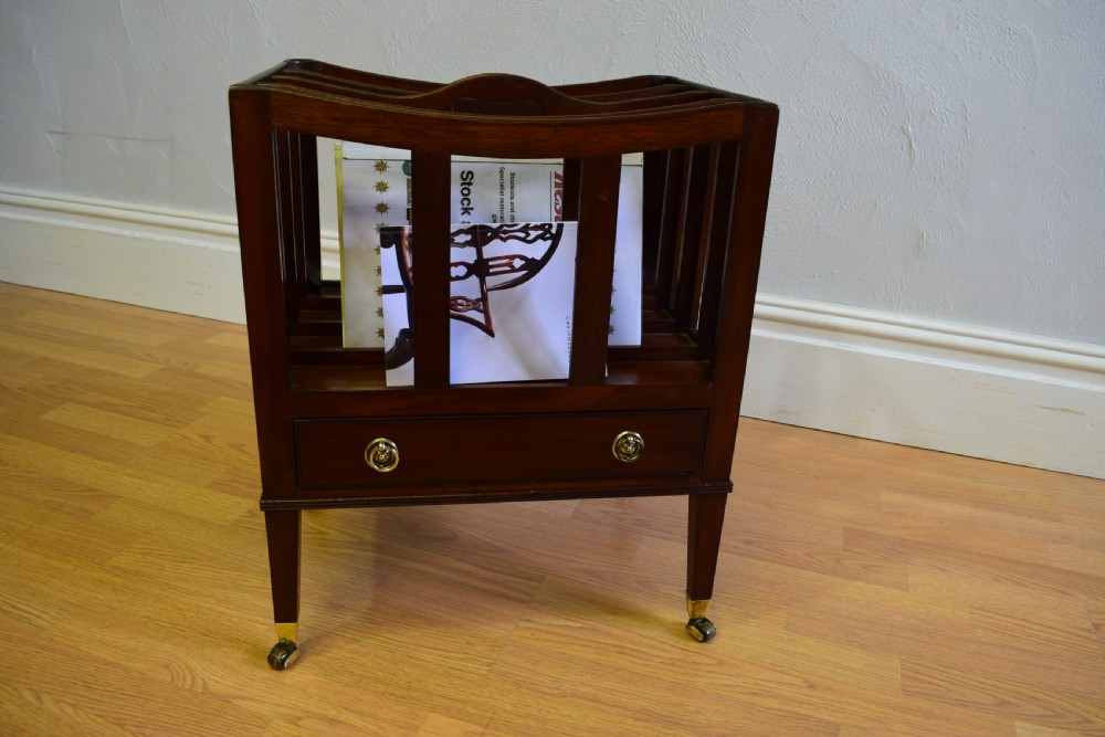 Antique Canterbury in Mahogany View XI