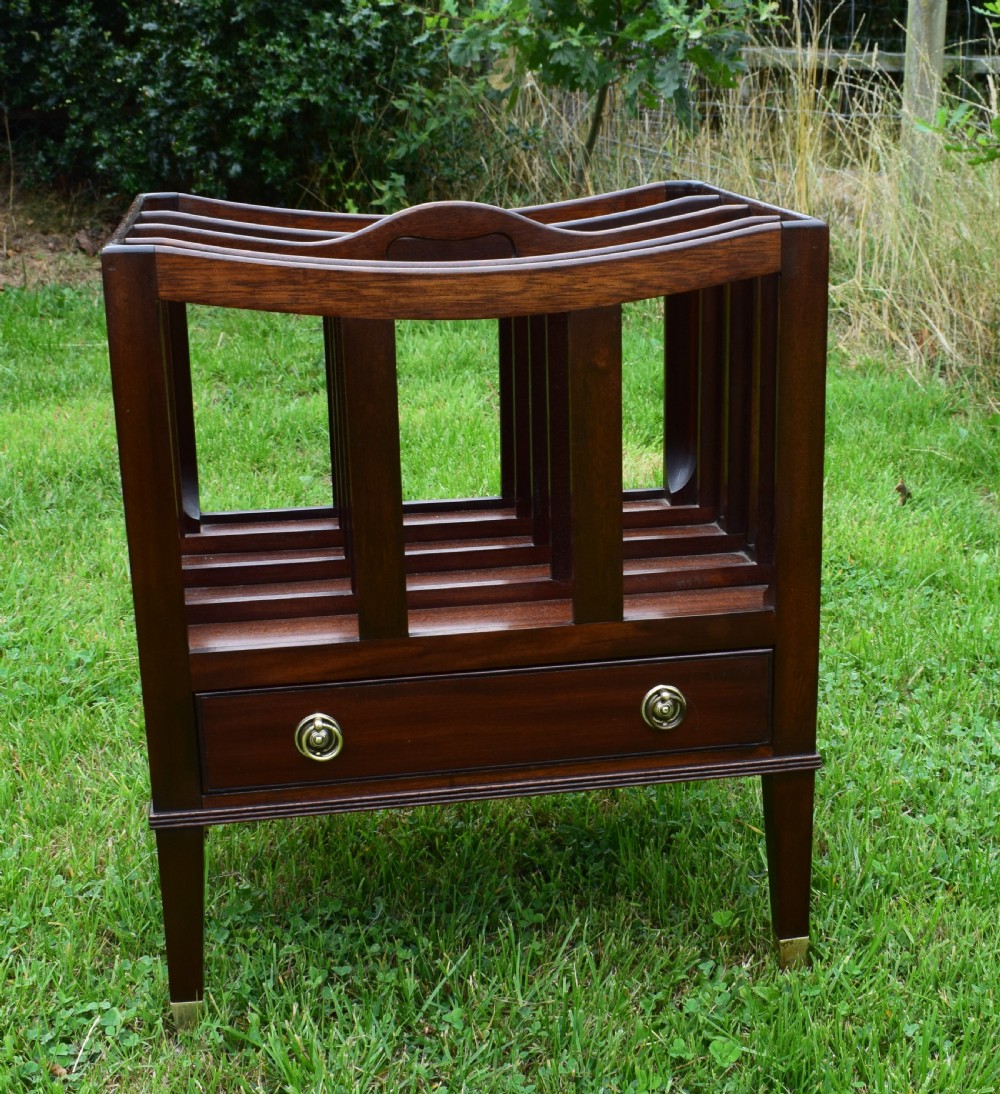 Antique Canterbury in Mahogany View XII