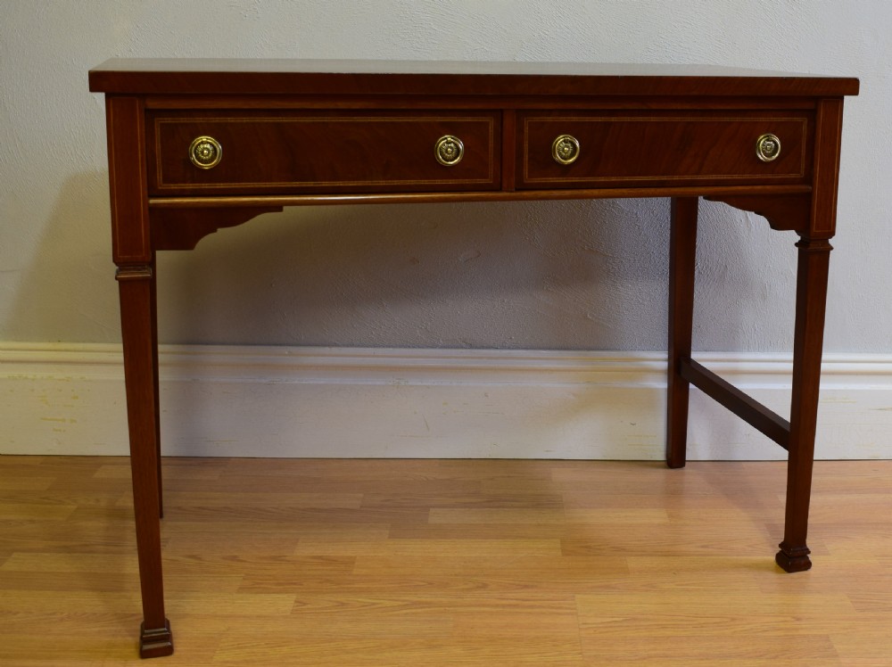 Antique Walnut 2 Drawer Side Table View III