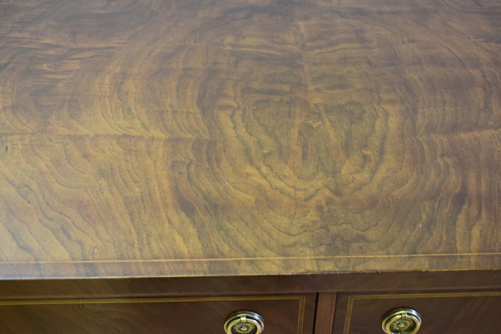 Antique Walnut 2 Drawer Side Table View VII