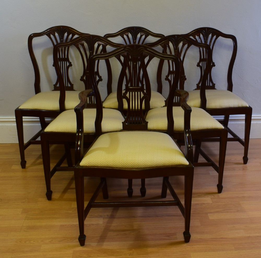  Set of 6 Heppelwhite Dining Chairs View II