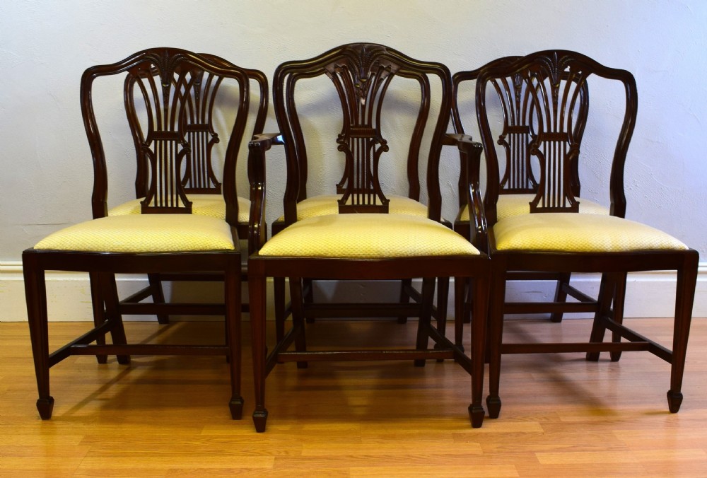 Set of 6 Heppelwhite Dining Chairs View III