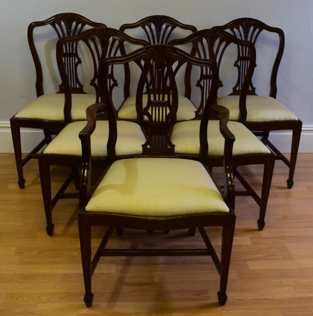  Set of 6 Heppelwhite Dining Chairs View IV
