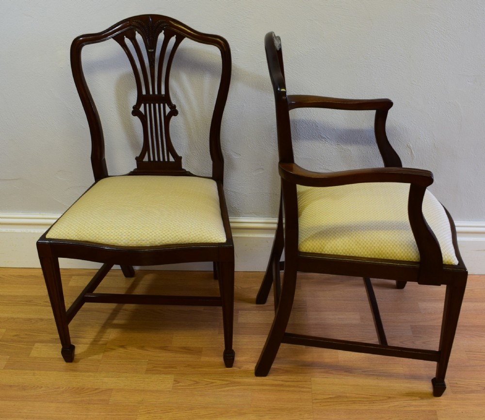  Set of 6 Heppelwhite Dining Chairs View VI