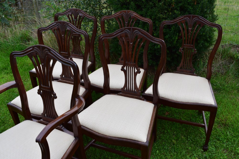  Set of 6 Heppelwhite Dining Chairs View XVI