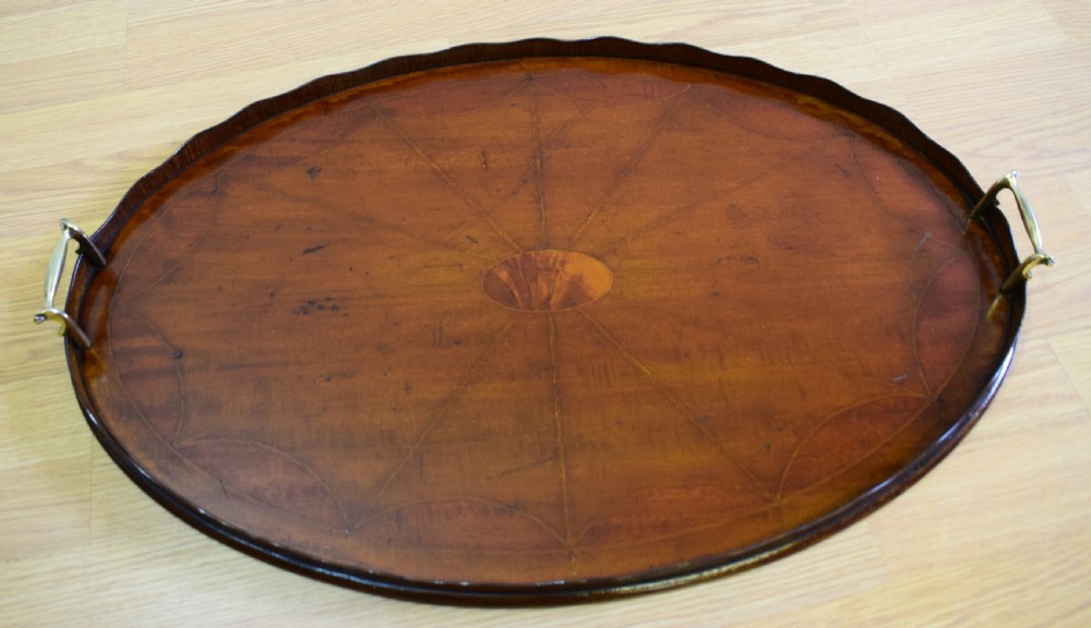 Antique Inlaid  Tray