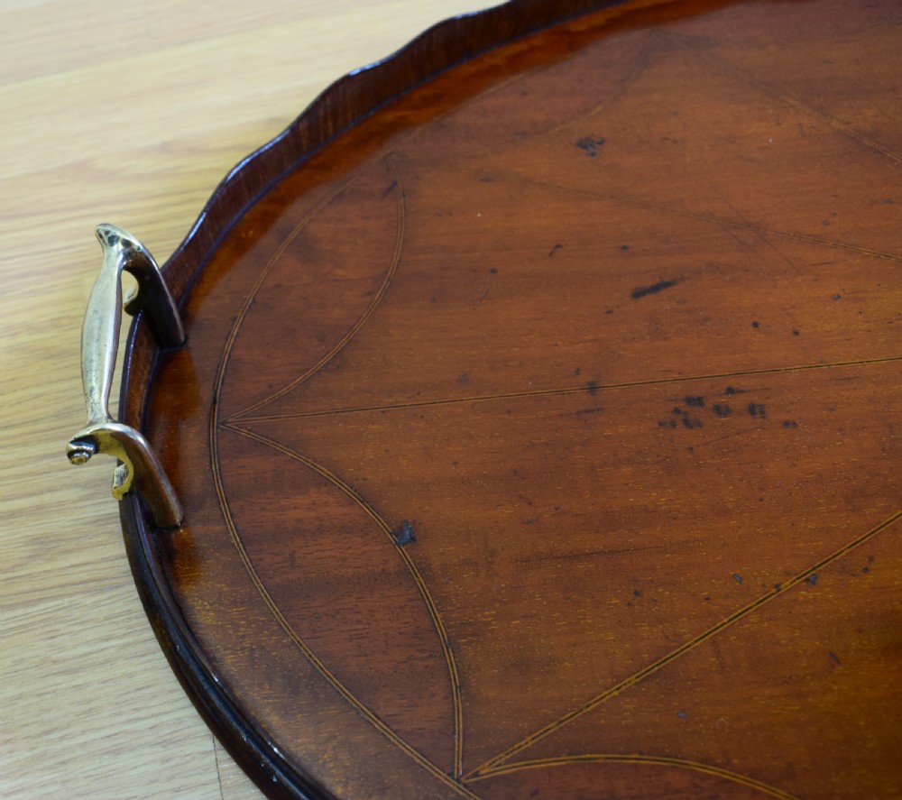 Antique Inlaid  Tray View II