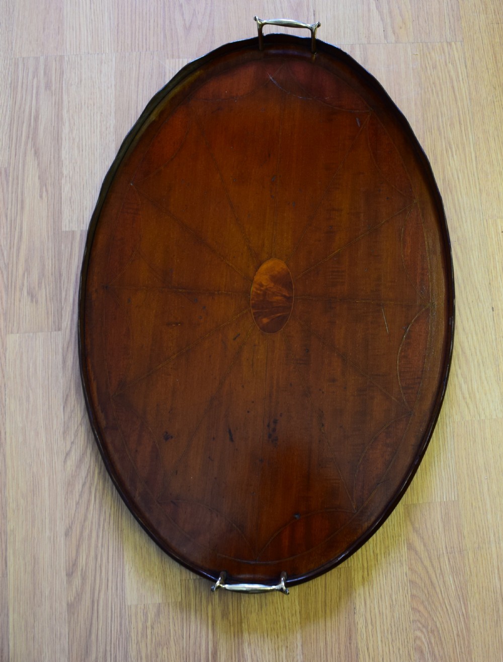 Antique Inlaid  Tray View IV