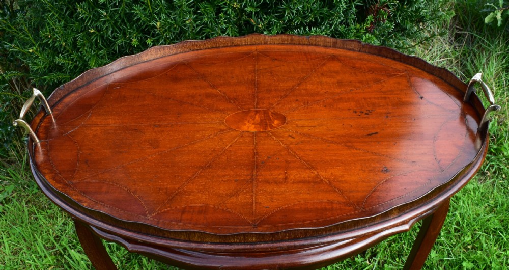 Antique Inlaid  Tray View VI