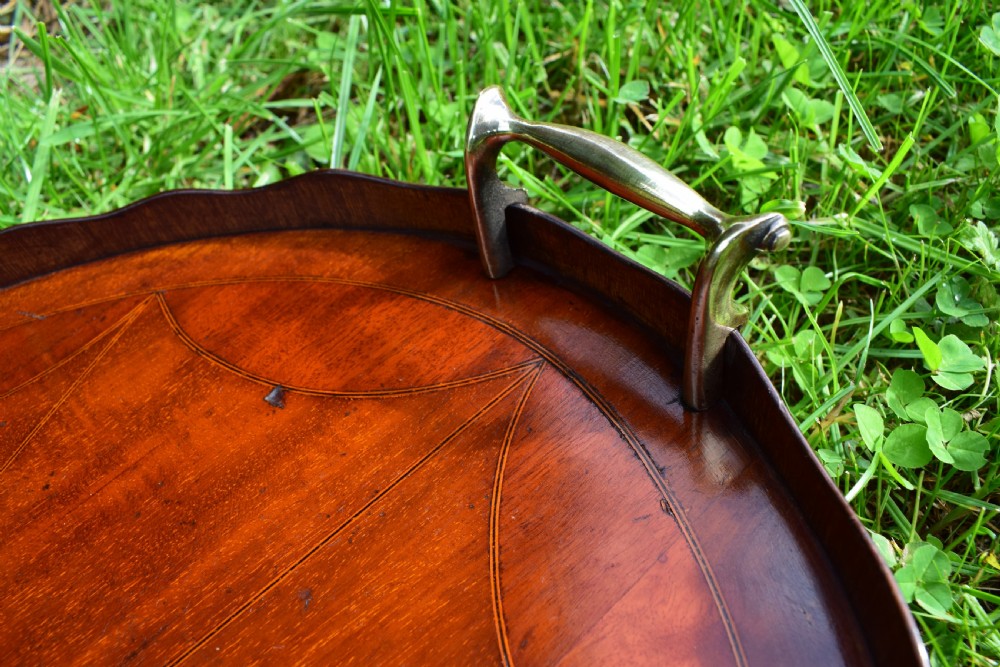 Antique Inlaid  Tray View IX