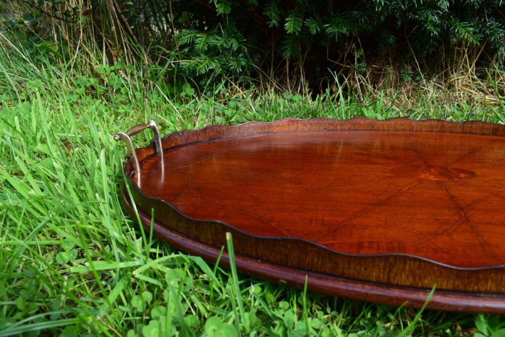 Antique Inlaid  Tray View XII